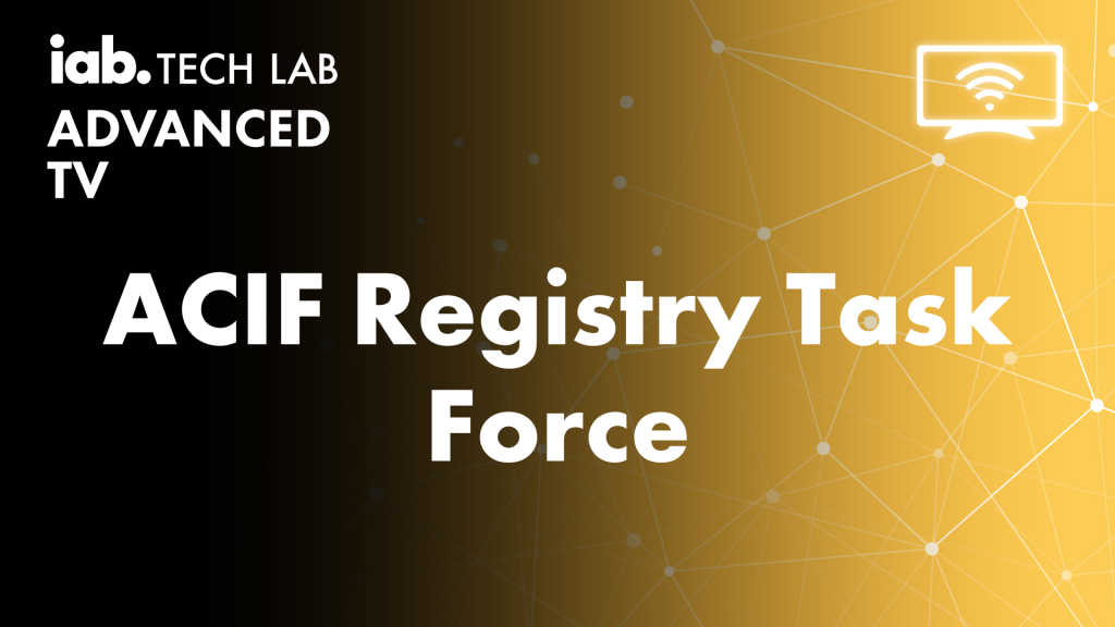 ACIF Registry Task Force