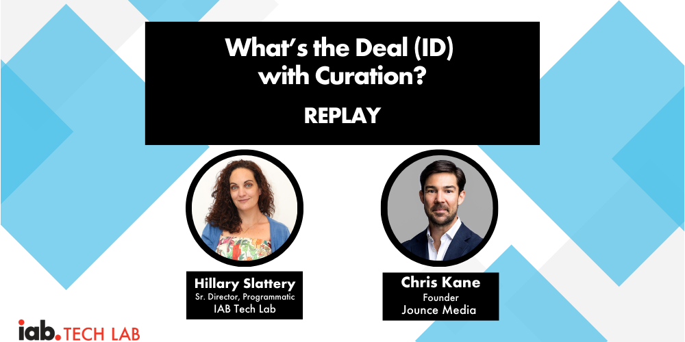 What's the Deal ID with Curation Webinar Replay with Hillary Slattery and Chris Kane