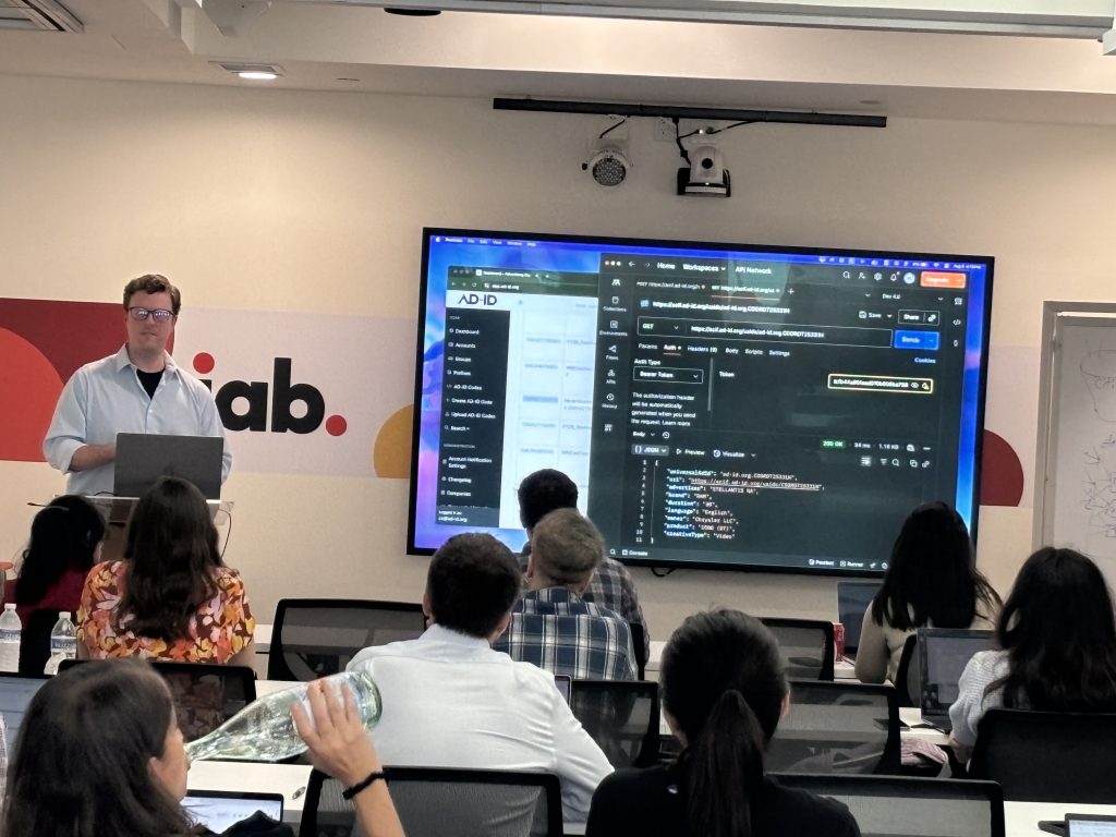 Stephen Walcher from AD-ID demos their implementation of the ACIF Validation API
