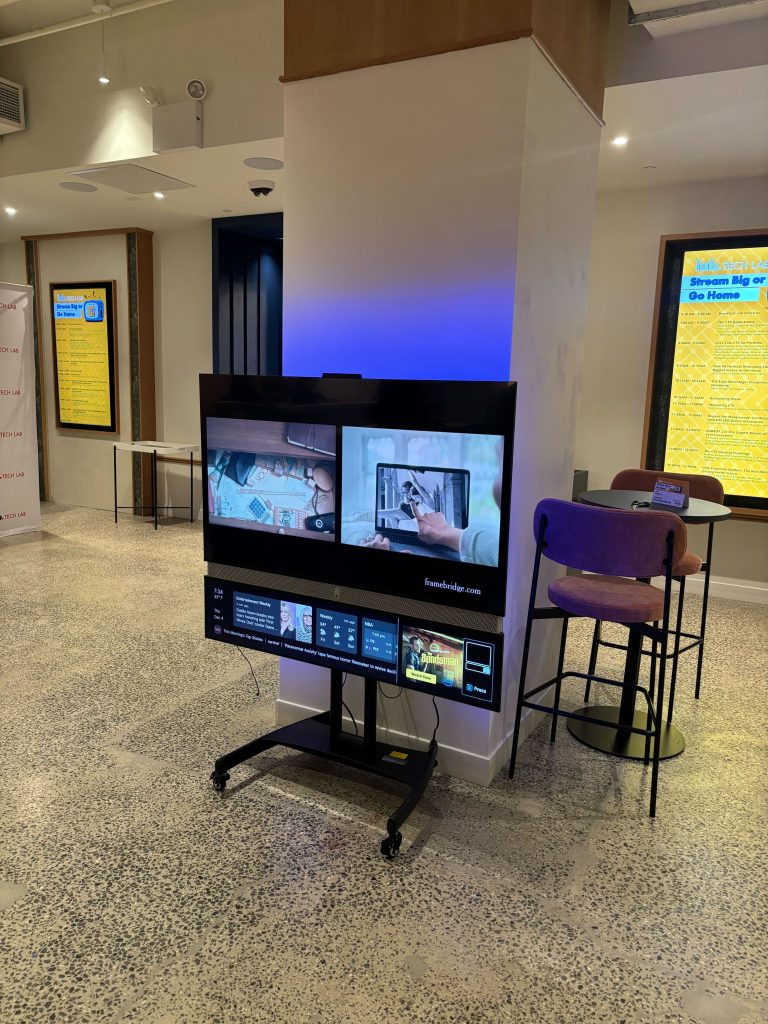 An actual Telly doing its thing!