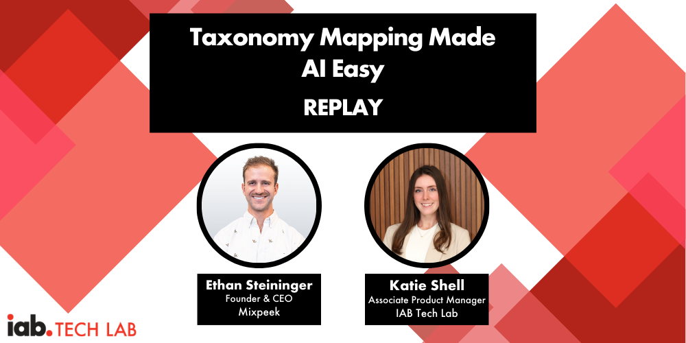 Taxonomy Mapping Made AI Easy with Mixpeek and IAB Tech Lab Feb 11 1pm ET