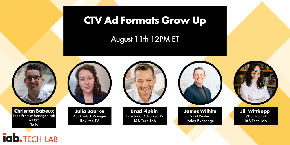 CTV Grows Up Webinar with Rakuten, Index Exchange and Telly