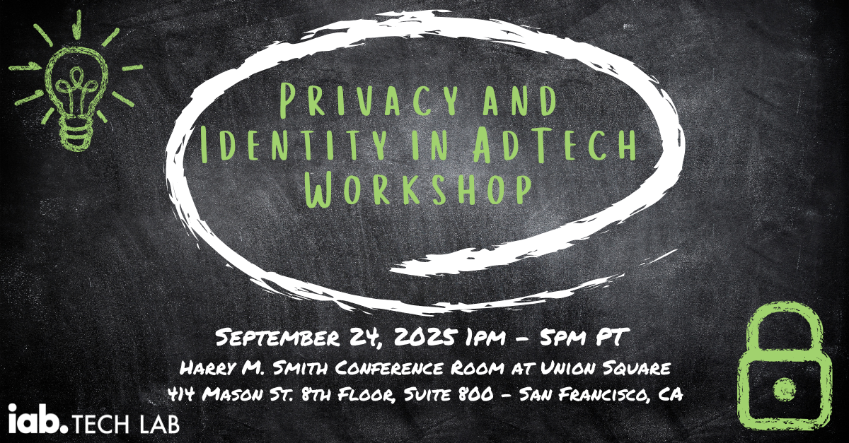 Privacy and Identity in Ad Tech Workshop ion San Francisco on Sept 24 2025