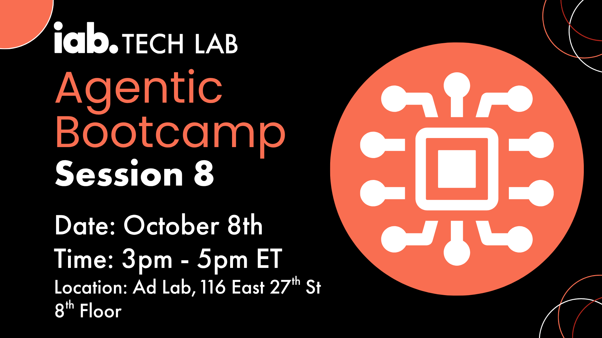 Agentic Bootcamp Session 8 October 8 2026