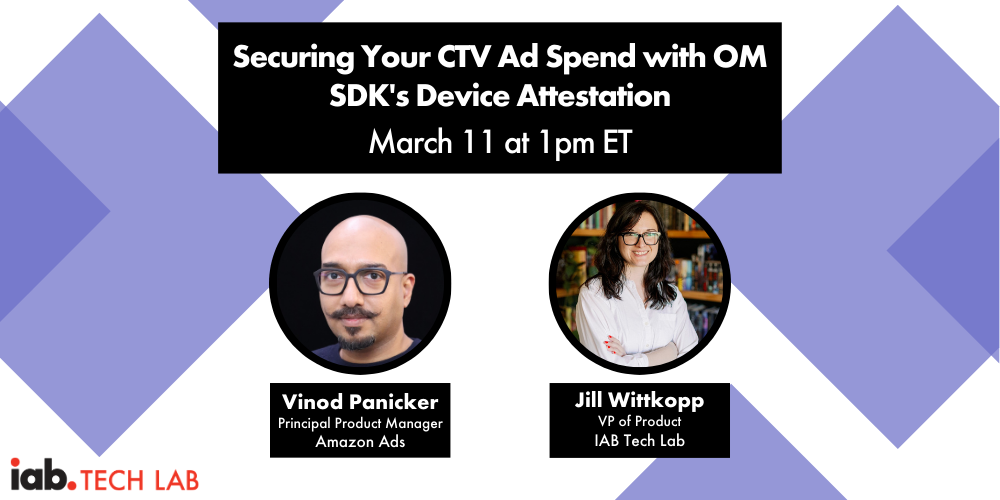 OM SDK Webinar on Device Attestation with Amazon Ads