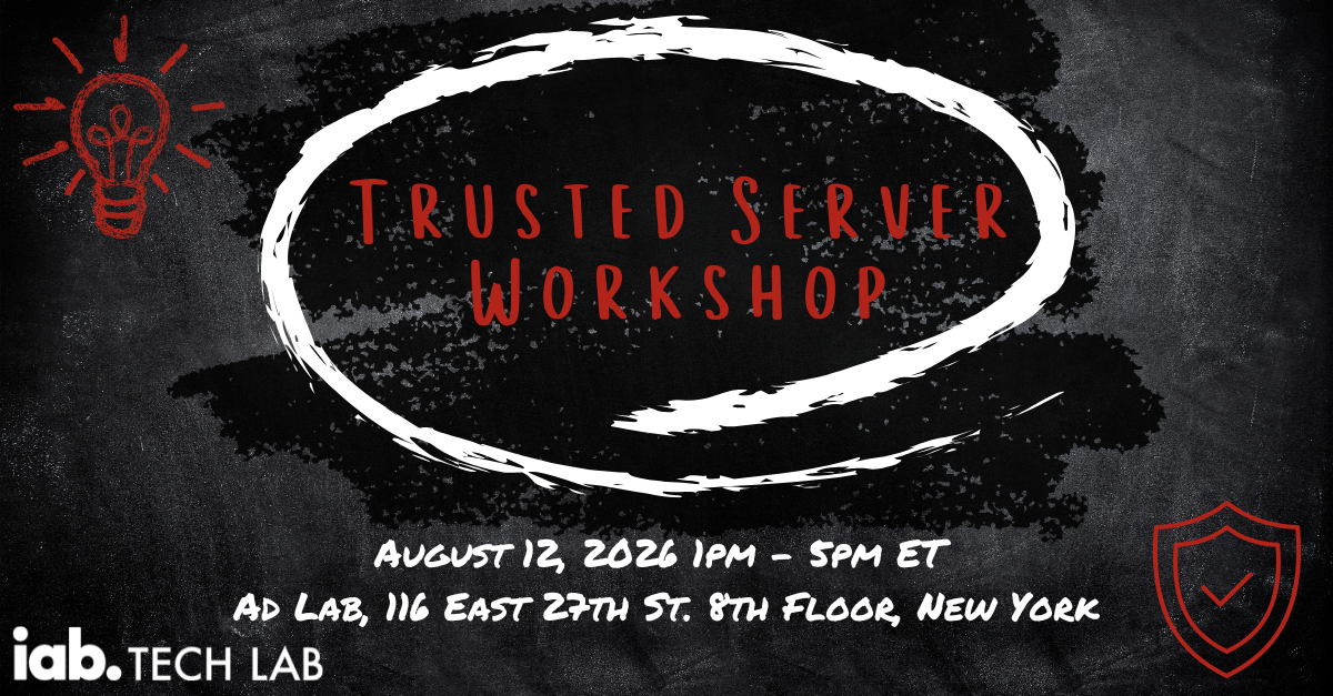 Trusted Server Workshop August 2026