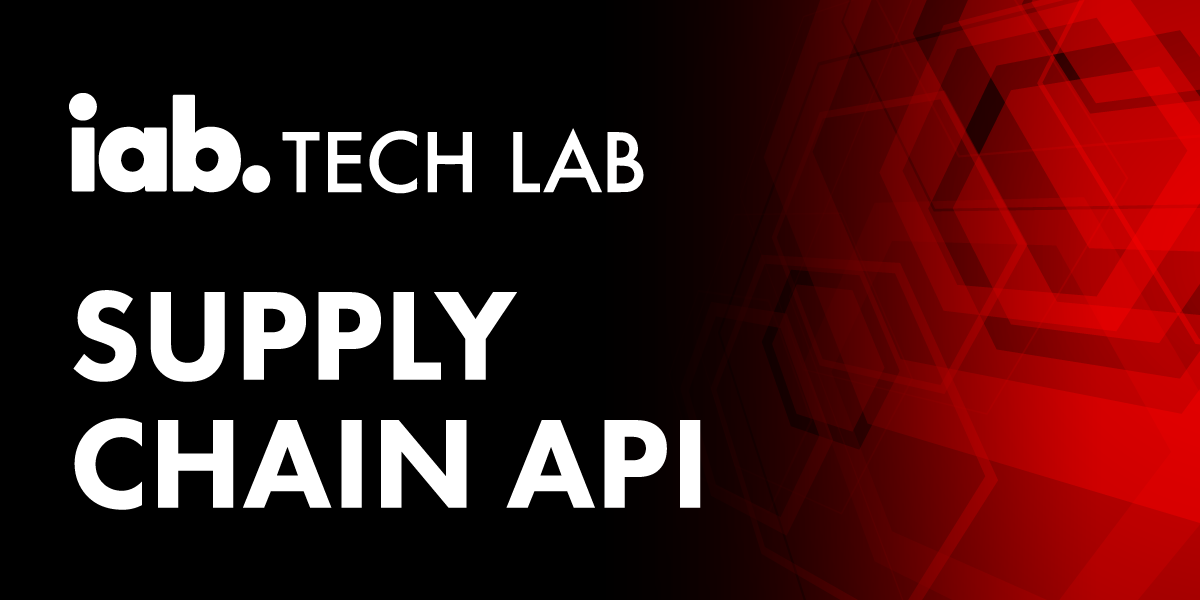 Supply Chain API from IAB Tech Lab