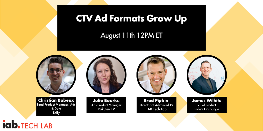 CTV Grows Up Webinar with Rakuten, Index Exchange and Telly